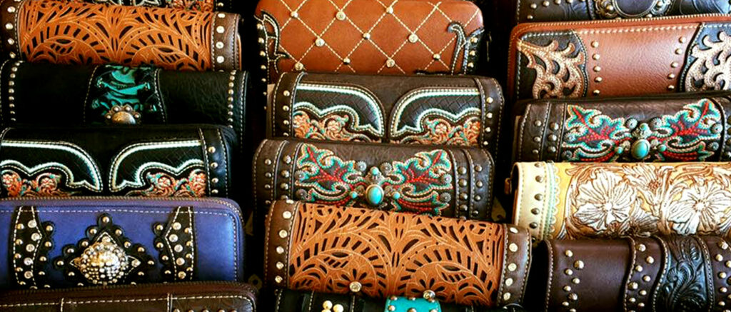 Leather purses