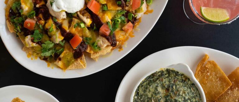 Nachos and Chips with dip