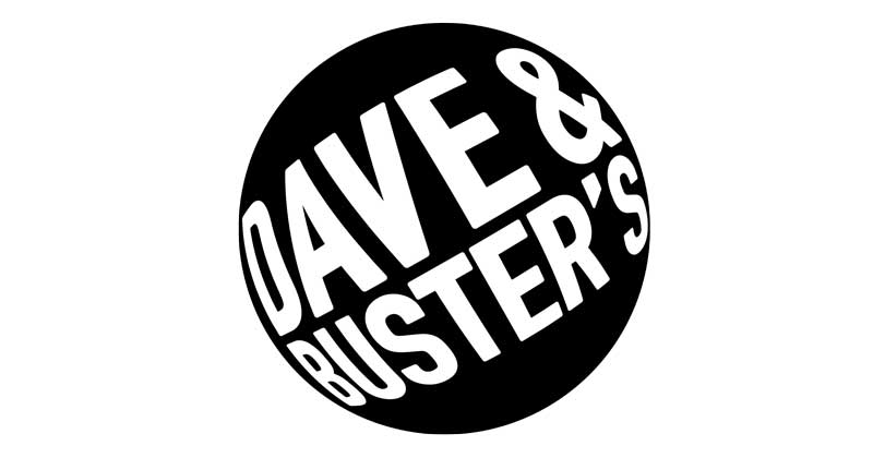 Dave & Buster's black and white logo