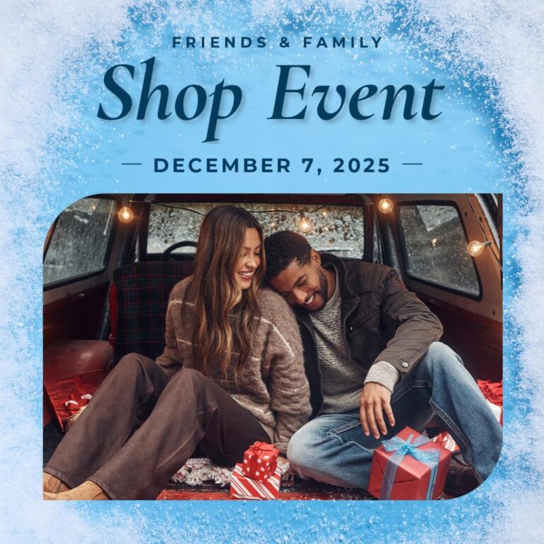 Shop the Friends and Family Event